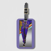 非中心の ラゲッジタグ (正面縦)