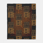 非中心ジオメトリ フリースブランケット (正面)