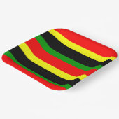 非中心ストライプの的 ペーパープレート (傾斜あり)