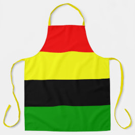 非中心ストライプ的 エプロン