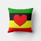 非中心ストライプ的 クッション (裏面)