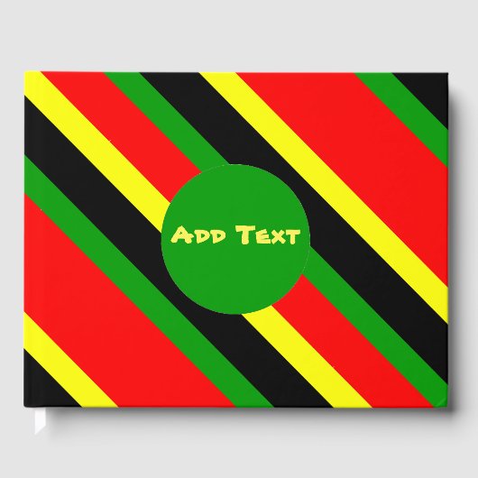 非中心ストライプ的 ゲストブック (正面)