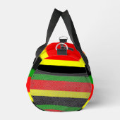 非中心ストライプ的 ダッフルバッグ (右)