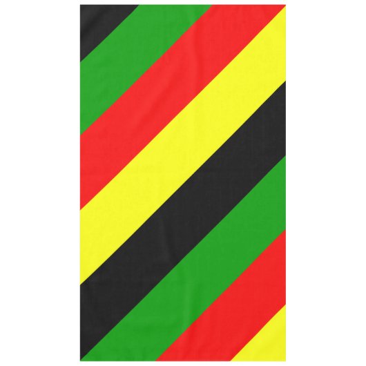 非中心ストライプ的 テーブルクロス (正面)