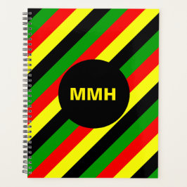 非中心ストライプ的 プランナー手帳