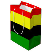 非中心ストライプ的 ミディアムペーパーバッグ (裏面アングル)