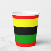 非中心ストライプ的 紙コップ (裏面)