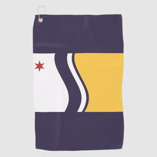 非主筋スリップまたは滑ること帯 ゴルフタオル (正面)