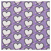 非二進プライドのハート ファブリック (見本)