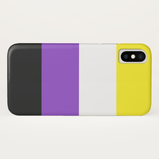 非二進旗の穹窖のやっとそこにiPhone X Case-Mate iPhoneケース (裏面(横))