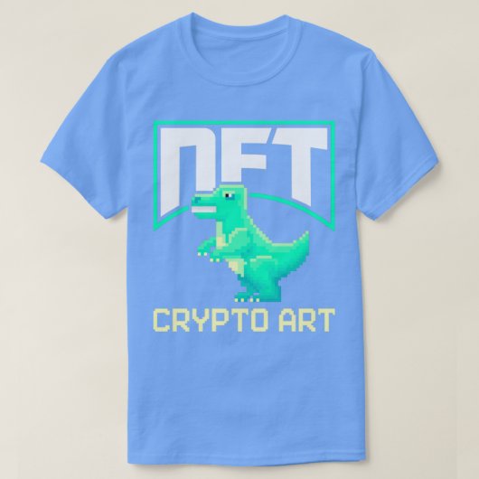 非代替型トークンNFT暗号化在庫NFT CRYPTO ART Tシャツ (デザイン正面)