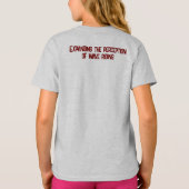 非伝統的なサーファーのモットーキッズTシャツ Tシャツ (裏面)