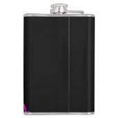 非伝統的なロックハンドビニール包まれたフラスコ フラスク (裏面)