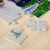 非伝統的に居心地の良いクリスマスタウン – パズル! ジグソーパズル (側面)