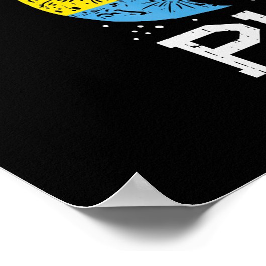 非位相パンセクシャル月パンおもしろいプライドフラグ ポスター (角)