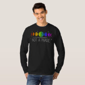 非位相ムーンフェイズプライドLgbt Tシャツ (正面フル)