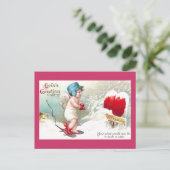 非侵入ハートヴィンテージバレンタイン シーズンポストカード (スタンド正面)