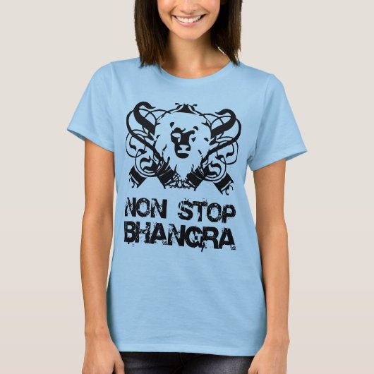 非停止Bhnagraのロゴ(クラシック) Tシャツ (正面)