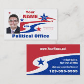 非党派的な政治選挙運動 名刺 (正面/裏面)