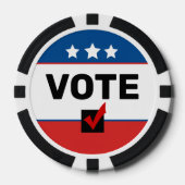 🦅非党派2026年米国中期選挙の採決 ポーカーチップ (正面)
