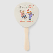 非公式おもしろいな彼女はYes婚約 ハンドファン (正面)