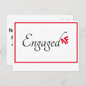 非公式おもしろい婚約発表 ポストカード (正面/裏面)