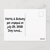 非公式おもしろい婚約発表 ポストカード (裏面)