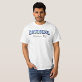 非公式なリクライニングチェアref (1)の青い文字 tシャツ (正面フル)