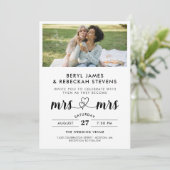 非公式の写真の主婦結婚人 招待状 (スタンド正面)