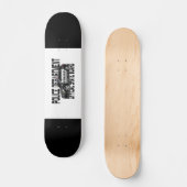 非公式の警察はスケートボードをします スケートボード (正面)