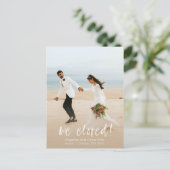 非公式の駆け落ち告知カード ポストカード (スタンド正面)