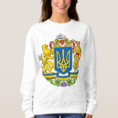 非公式ウクライナコートオブアームズTシャツ スウェットシャツ (正面)