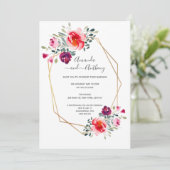 非公式エレガントカジュアルミニマル招待 招待状 (スタンド正面)