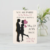 非公式カジュアルとユニークオリジナル 招待状 (スタンド正面)