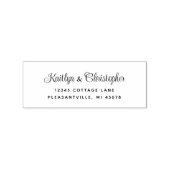 非公式スクリプト結婚の差出人住所 ラバースタンプ (インプリント)