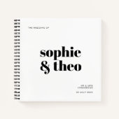 非公式ミニマル主義者 |モダンレトロカジュアル結婚の ノートブック (正面)