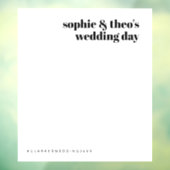 非公式ミニマル主義者 |レトロ結婚の背景 ウィンドウサイン (シート3)