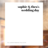 非公式ミニマル主義者 |レトロ結婚の背景 ウィンドウサイン (シート2)