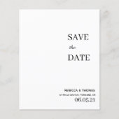 非写エレガント真の予算の保存日 チラシ (正面)