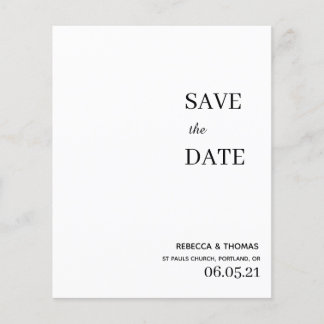 非写エレガント真の予算の保存日 チラシ