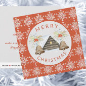 非写真ヴィンテージ伝統的メリークリスマス シーズンカード