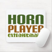非凡なクラシックなフレンチ・ホルン マウスパッド (マウス)