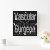 非凡な血管外科医 スクエア壁時計 (ホーム)