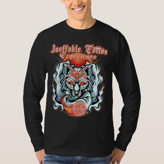 非効率的な+キツネ Tシャツ (正面)