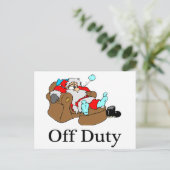 非勤務者(スリーピングサンタ) シーズンポストカード (スタンド正面)