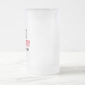 非勤務者 |父おもしろいの日ビールマグ フロストグラスビールジョッキ (中央)