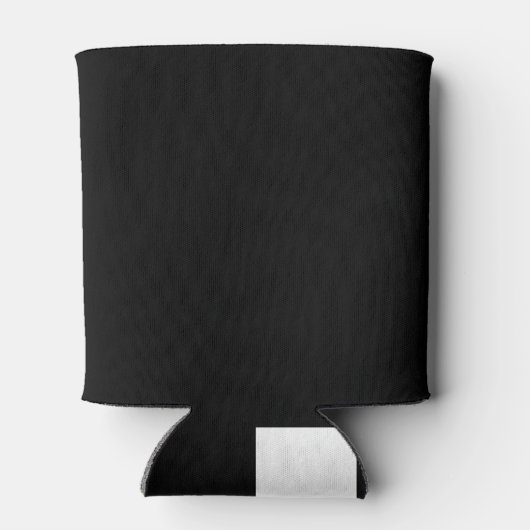 非勤務警察官おもしろい白黒 缶クーラー (裏面)