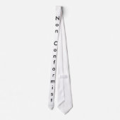 非協調主義のタイ ネクタイ (裏面)