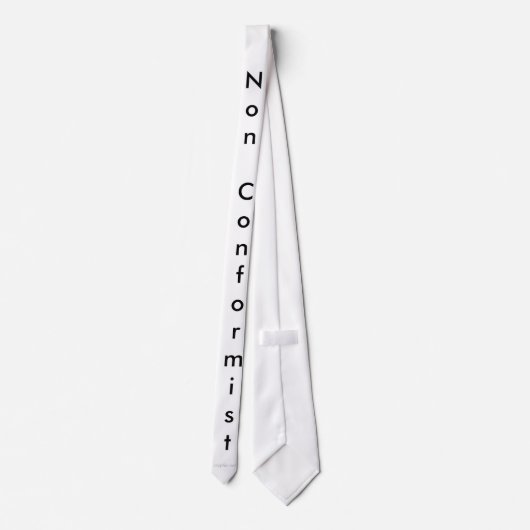 非協調主義のタイ ネクタイ (裏面)
