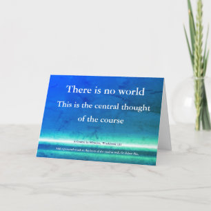 非双対性、世界がない、ACIM カード
